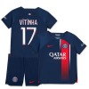 Oficiální Fotbalový Dres Paris Saint-Germain 2023-24 Vitinha 17 Domácí pro Děti